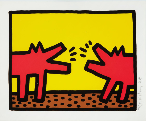 Keith Haring Painting